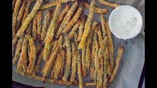 KETO GREEN BEAN AND ASPARAGUS FRIES  WITH PARMESAN [upl. by Ardnuat]