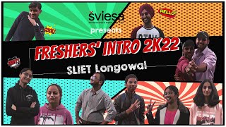 Freshers Introduction II Batch of 2022 [upl. by Airetnuhs]