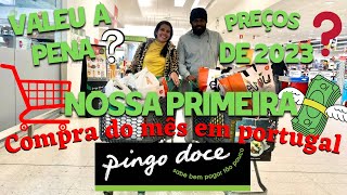 COMPRAS DO MÊS EM PORTUGAL PARA UMA FAMÍLIA DE QUATRO MERCADO PINGO DOCE COM DESCONTOS INCRÍVEIS🤑 [upl. by Naitsirhk122]