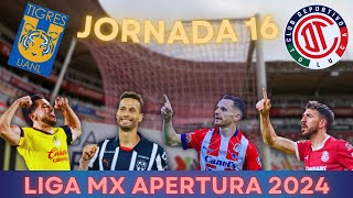 PREDICCIONES para la JORNADA 16 de la LIGA MXApertura 2024  Pronóstico del Fútbol Mexicano [upl. by Tirzah]