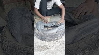 Tyre tube new valp repaircar tyre tires shorts rajutyreripiarig120 [upl. by Maisey480]