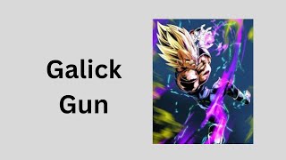 Vegeta  Gallick Gun  Sound Effect  Dragon Ball [upl. by Eyoj]