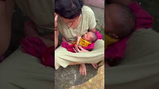 Aaj Babu ka 12din Ka ho gya newbabystatus shortsvideo minivlog [upl. by Tteragram]