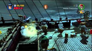 Lego Pirates of the CaribbeanOn Stranger Tides Stage 2 Queen Annes Revenge [upl. by Mahalia]