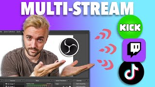 How to MultiStream to Twitch Kick Tiktok YouTube WHEREVER [upl. by Aenal]