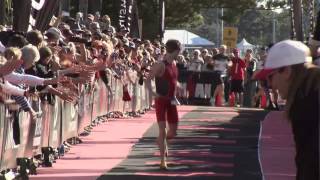 2014 Toyota IRONMAN Australia Port Macquarie  Pro Run Leg Highlights [upl. by Manon882]