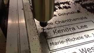 CNC Milling and Engraving in composite material [upl. by Diver451]