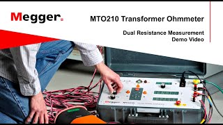 Megger MTO210 Transformer Ohmmeter Dual Resistance Measurement by Megger Australia [upl. by Didier]