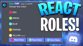 How To Make Reaction Roles On Discord  Easy Guide 2022 [upl. by Storfer468]