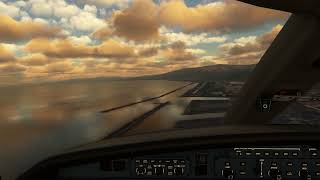 Landing in Genoa Italy  LIMJ GOA  Genoa Airport genoa landingview landingvideo italy fs20 [upl. by Ahseila]