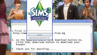 FREE DOWNLOAD SIMS 3 GENERATIONS PC KEYS [upl. by Yendyc965]