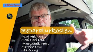 Reparaturkosten Adria Kastenwagen durch Abflug der Markise [upl. by Olyhs726]