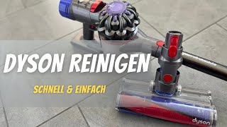 Dyson V8 reinigen  Akkustaubsauger Tutorial  einfach und schnell erklärt  Pflege [upl. by Vite]