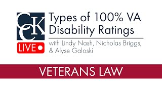 Types of 100 VA Disability Ratings [upl. by Skeie692]