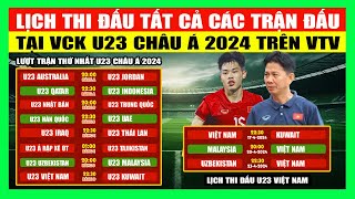 Lịch Thi Đấu Và Trực Tiếp Tất Cả Các Trận Đấu Tại Vòng Chung Kết U23 Châu Á 2024 Trên VTV Ngày 94 [upl. by Taam]