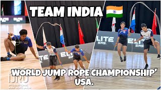 World Jump Rope Championship  Team India 🇮🇳  Wheel Pair Freestyle  Yogita Samant amp Manas Mungi [upl. by Adis]