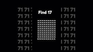 Find 17 [upl. by Ennaeilsel689]