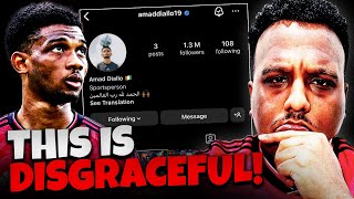 Amad Diallo Treatment Is A DISGRACE 😡 [upl. by Anirac]