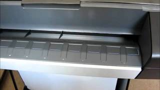 HP Designjet Z3200 printer  how to load the paper roll  by HP Plotter  Printer Sales and repairs [upl. by Caves]