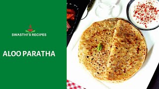 Aloo Paratha recipe Potato stuffed paratha [upl. by Eigroeg]