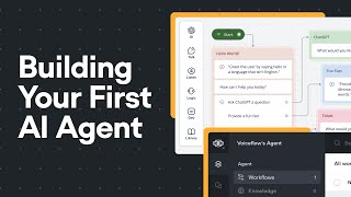 Building Your First AI Agent  Introduction to Voiceflow 2024 [upl. by Yesnnyl801]