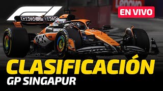 🔴F1 DATACAST  GP SINGAPUR🇸🇬 CLASIFICACIÓN QUALI  Live Timing y Mapa Virtual EN VIVO [upl. by Kristine]