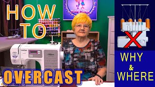 How To SEW OVERCASTING STITCHES  NO SERGER MACHINE NEEDED🫢 [upl. by Hasen]