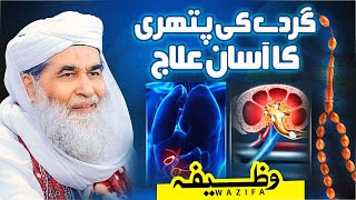 Pathri Ke Liye Qurani Wazifa  Wazifa For Kidney Pain  Pathri Ka Wazifa  Maulana Ilyas Qadri [upl. by Rutra]