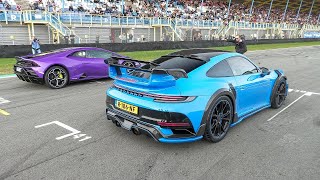 Supercars Drag Racing  Capristo 812 TTE855 RS3 Huracan STO 820HP GPower M8 Techart GT Street R [upl. by Leroy]