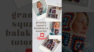 Balaclava tutorial easy crochet crochetforbeginners easycrochet grannysquare diyproject [upl. by Whale]