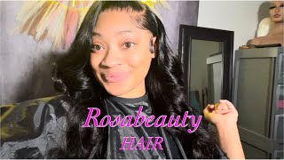 13x6 30inches Body Wave wig only 99 Ft AliExpress Rosabeauty [upl. by Suisyola122]