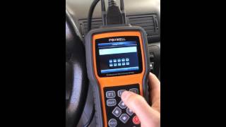 Foxwell NT500 service light reset [upl. by Ja]