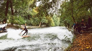 River Surfing In Munich with Mick Fanning [upl. by Elvyn]