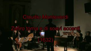 C Monteverdi Zefiro torna e di soavi accenti 1632 HDavi [upl. by Mairb]