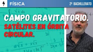 SELECTIVIDAD FÍSICA 2024 U I B CAMPO GRAVITATORIO SATÉLITES EN ÓRBITA CIRCULAR [upl. by Hinman672]