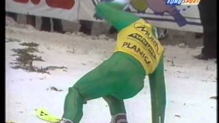 Kazuyoshi Funaki  990 m fall  Planica 199495 [upl. by Herzog]