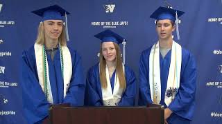 WHS Graduation Video Speeches 2024 [upl. by Afinom]