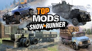 SnowRunner TOP MODS Vehicles from April to August 2022  PART 1  BabooWik [upl. by Gayleen]