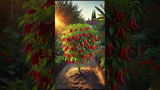 How to Grow Chili Pepper at Home 🌶️ Using Banana amp Aelovera plants shorts farming [upl. by Amorete612]