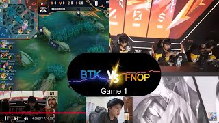 BTK Vs FNOP game 1 My reaction [upl. by Ailemaj]