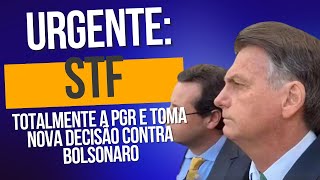 URGENTE STF ignora totalmente a PGR e toma nova decisão contra Bolsonaro noticias brasil [upl. by Heda]