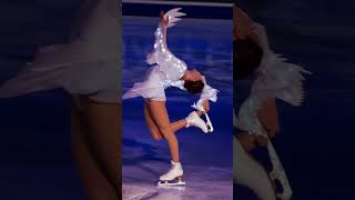 Anna Shcherbakova Slow Motion Ave Maria 2022 European Figure Skating Championships Part9 [upl. by Nosnirb]