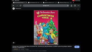 Happy Late 16th Anniversary to The Berenstain Bears Christmas Tree 2008 [upl. by Siuluj]