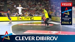 Dibirov at his best in attack and in defence against PSG in the final  VELUX EHF FINAL4 [upl. by Azeret]