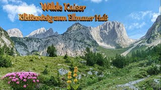 Ellmauer Halt Klettersteig im Wilden Kaiser von der Gruttenhütte [upl. by Mairim]