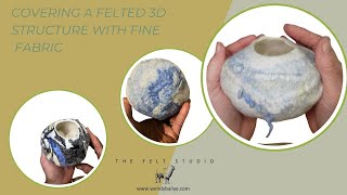 How to cover a 3D Pot with fine fabric [upl. by Gnolb986]