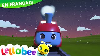 Comptines  Les Roues du Petit Train  Lellobee en Français [upl. by Gauthier]