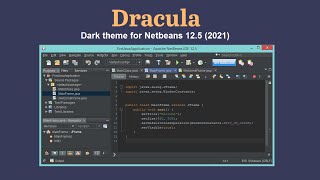 Dark Themes for Netbeans 125 2021 [upl. by Jorey]