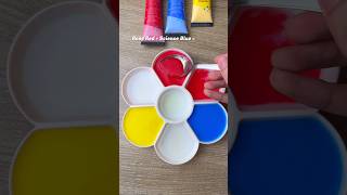 Red  Blue  Yellow color mixing Very satisfying colormixing oddlysatisfying colors art [upl. by Simone554]