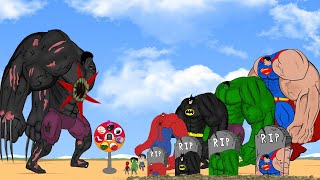 Rescue HULK amp SPIDERMAN SUPERMAN BLACK PANTHER 2 From Giant HULK Returning from the Dead SECRET [upl. by Yemerej527]